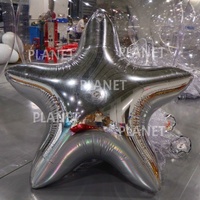 Grande sphère miroir en PVC réfléchissant pour publicité commerciale, balle miroir hermétique, ballon miroir de disco