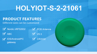 Capteur de mouvement sans fil IoT Holyiot à 6 axes, accéléromètre, gyroscope, iBeacon, Bluetooth, température, balise BLE
