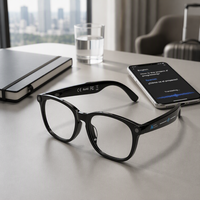 Lunettes Intelligentes IA : Traduction Audio en Temps Réel, Caméra HD 8 Mégapixels, Verres Photochromiques, Commande Vocale pour le Voyage