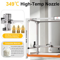Imprimante 3D grand format JUMO pour particules et granulés 1000x1000x1000mm, plateau chauffant, nivellement automatique, contrôle de température PID, extrusion constante