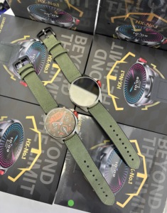 Montre connectée de sport pour hommes Fashion HX-NO.1 ultra-fine avec écran AMOLED de 1,43 pouce, boussole, suivi du sommeil et surveillance de la santé - Product Image 4