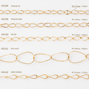 สร้อยคอโซ่ออกแบบด้วยทองคำแท้14K เครื่องประดับแฟชั่นจำนวนมาก - Product Image 3