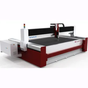 Cnc pengolahan air jet cut-harga berwarna kaca laminasi harga mesin pemotong dengan CE ISO9001