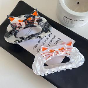 กรงเล็บขนแมวอะซิเตทสำหรับผู้หญิงกิ๊บหนีบผมการ์ตูนน่ารักใหม่ออกแบบได้ตามต้องการ - Product Image 2