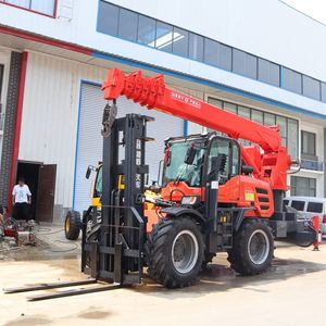 รถยก4x4สำหรับเครื่องยนต์รถยกเครื่องยนต์ดีเซล5ตันรถยกออฟโรด - Product Image 2