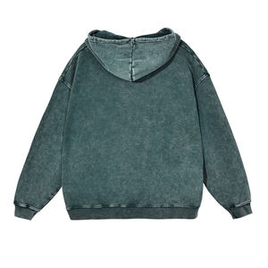 Sweat-shirt unisexe vintage lourd, coupe ample personnalisée, sweat-shirt vierge pour homme, lavage à l'acide vintage, teinture à la cire, sweat-shirt à capuche ancien - Product Image 3