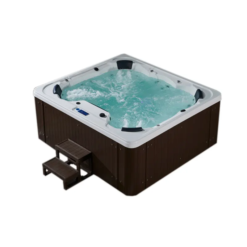 Big Massage bathtub spa outdoor whirlpool 6 person swim Hydromassage Hot Tub with Thermostatic heating bath