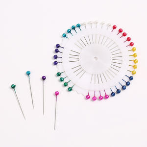 ZGBROTHERS Agujas de Posicionamiento Metálicas de Color Directas de Fábrica, Herramientas Manuales de Costura, Aguja Estándar Fija JP185, Aguja de Perla para Ropa - Product Image 3