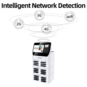 Estación de Carga Compartida <span class=keywords><strong>con</strong></span> Certificación CE FCC, 18 Ranuras, Quiosco de Alquiler de Baterías Portátiles, Estación de Carga de Teléfonos Públicos para Uso Comercial - Product Image 3