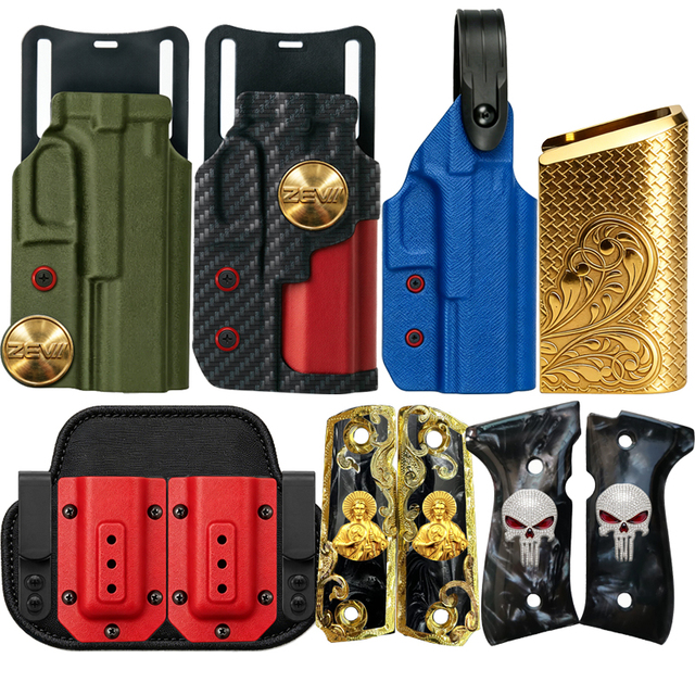 Accesorios funda cachas equipo cargador para pistola armas tacticos holster tactical gear product accessories