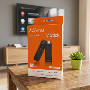ทีวีสติ๊กขายส่ง สมาร์ทแอนดรอยด์ทีวีดองเกิล Allwinner H313 ดูอัลไวไฟ แอนดรอยด์ 10 4K บลูทูธ รีโมทสั่งงานด้วยเสียง แอนดรอยด์ทีวีสติ๊ก - Product Image 1