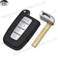 Carcasa de Repuesto para Llave de Coche de 4 Botones para Hyundai Azera, Equus, Sonata
