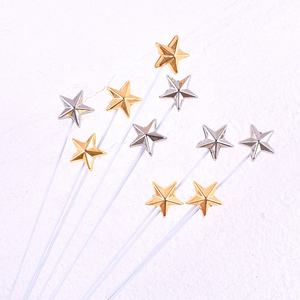 XJH 50 piezas estrella plástico pastel Topper Feliz cumpleaños <span class=keywords><strong>Fondant</strong></span> pastel decoración herramienta hornear pastel Decoración - Product Image 1