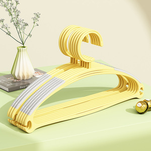 Hot Sale Pp <b>Plastic</b> Shirt Hangers Safety Baby Non-toxic <b>Plastic</b> Clothes Hanger for Kids Non slip Hangers - Product Image 2