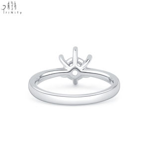 แหวนเพชรแท้ครึ่งวง ดีไซน์โรแมนติก ทองคำขาว 18K แท้ ขายดี สำหรับผู้หญิง เหมาะสำหรับเป็นแหวนหมั้น - Product Image 3