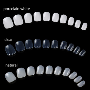 Lq61 600 pcs/bag Square Full Cover Nail Tips Prensa en las <span class=keywords><strong>uñas</strong></span> - Product Image 3