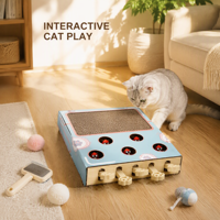   Griffoir pour chat en plastique, jouet multifonctionnel pour chat, pour griffer et jouer interactivement