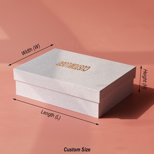 FSC personalizado de lujo al por menor textura caja de papel para perfumes cosméticos champu Locion con tapa con el logo tipo - Product Image 6