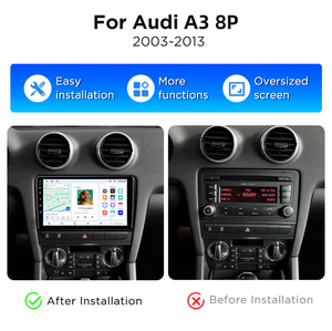 Junsun Autoradio <b>Gps</b> <b>Navigation</b> Touch Car Dvd Player Multimedia Display Carplay Android Auto Radio for Audi A3 8P 2003-2012 2013 - Product Image 2