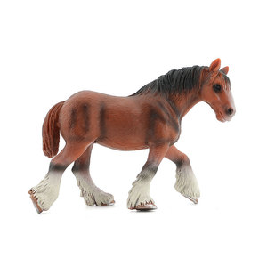 Modèles de chevaux de simulation transfrontaliers : Cheval de Quarter, Cheval Hanovrier, Cheval Friesien, Cheval Blanc, Cheval Clydesdale - PVC - Product Image 6