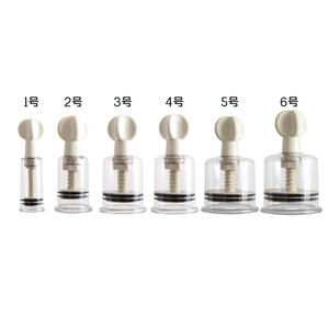 6 Größe Nippel Sauger Vergrößerung Nippel klemmen Pussy Pump Klitoris Clip Vakuum Stimulieren Brust vergrößerung Sexspielzeug Für Frauen Männer BDSM - Product Image 3