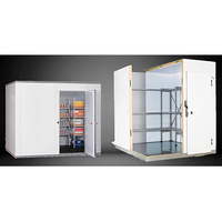 Salle de stockage frigorifique commerciale Refroidisseur walk-in robuste pour restaurant et supermarché avec unité de réfrigération à fonctionnement stable