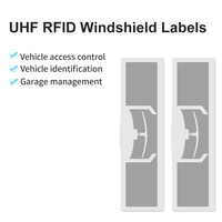 Etiqueta RFID Pasiva UHF para Parabrisas, Etiqueta RFID de Largo Alcance para Vehículos, Rango de Lectura de 8 Metros para Control de Acceso a Vehículos