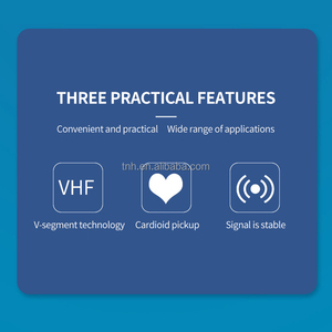 TNH UM-B01-1 UHF senza fili auricolare microfono con ricevitore ricaricabile per allenatore insegnante formazione Yoga insegnamento - Product Image 3