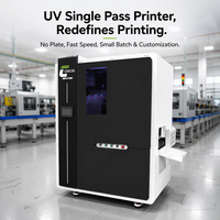 Mesin Cetak Digital UV LED Industri Otomatis Satu Langkah dengan Perlakuan Plasma untuk Tas Non-Woven dan Karung Berlapis