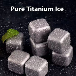 Pierres à <span class=keywords><strong>whisky</strong></span> et bière réutilisables <span class=keywords><strong>en</strong></span> titane de qualité alimentaire, personnalisables, refroidisseurs de boissons réutilisables, glaçons métalliques <span class=keywords><strong>pour</strong></span> <span class=keywords><strong>whisky</strong></span> - Product Image 3