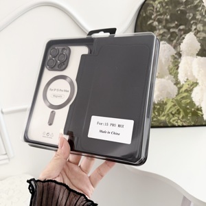 Bán Buôn Điện Thoại Di Động Trường Hợp Đối Với iPhone 15 Mạ Điện Từ TPU PC Lật Da Bảo Vệ Trường Hợp Đối Với iPhone 15 14 13 - Product Image 1