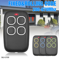 Télécommandes multi-fréquences SZDALOS, clé clone sans fil 4 boutons 280-870 MHz pour commandes de porte de garage