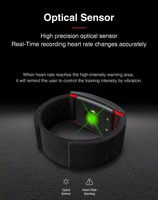 Pulsera Inteligente con Monitor de Ritmo Cardíaco Inalámbrico y GPS, Resistente al Agua IP67, para Seguimiento de Salud