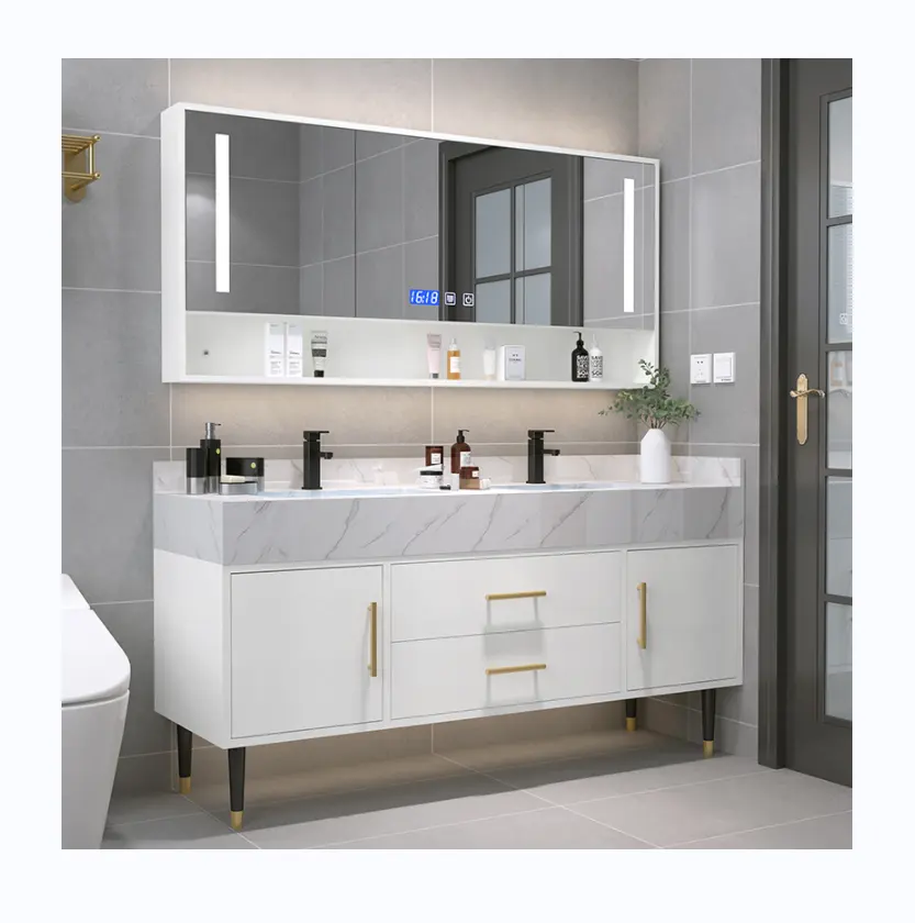 Italian Designed modern cheap vanity Wooden kitchen bathroom cabinet
