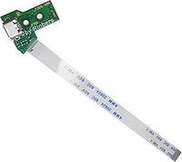 Carte de Circuit imprimé de prise de Port de charge USB pour PS4 Pro Slim Controller PCB Board avec câble ruban flexible JDS 011 001 030 040 055