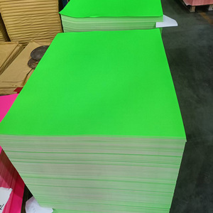 SY couleur personnalisée néon Fluorescent Orange <span class=keywords><strong>jaune</strong></span> vert rose pâte de bois vierge biodégradable 220gsm cadeau et <span class=keywords><strong>feuille</strong></span> d'artisanat <span class=keywords><strong>A4</strong></span> 787*1092mm - Product Image 2