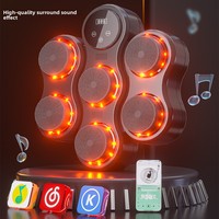 Machine de boxe musicale intelligente pour la maison, équipement de fitness électronique mural pour adultes, sac de frappe réglable pour hommes, équipement d'entraînement de réaction pour enfants