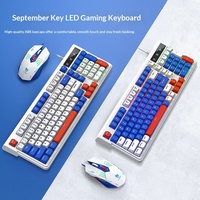 TF610 Gaming Keyboard Mouse Set Wired USB 3600 DPI Illuminated Backlit 98 Keys Ergonomic Design in Stock