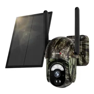 LS VISION 4G Outdoor Cellular Trail Cameras Solar Powered Waterproof IP66 Night Vision Wireless Hidden Camera