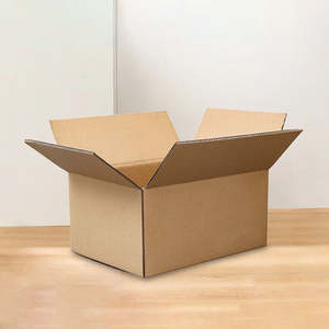 Mobiele herbruikbare recyclebare golfkartonnen stevige dozen, opvouwbaar en aanpasbaar voor cadeau- en knutselopslag en -transport - Product Image 6