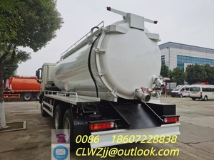 Camion de vidange des eaux usées à réservoir de 20 m3, à double essieu arrière, diesel manuel Euro 3 Foton, 270 chevaux, vente chaude - Product Image 6