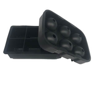 Moule à glaçons en silicone pour whisky, boule de glace avec couvercle, boîte à glaçons carrée et ronde créative - Product Image 5