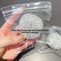 Balle Squishy Lune Blanche Faite à la Main, Anti-Stress Transparente de Haute Qualité, Jouet de Décompression Unisexe pour Tous