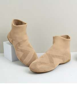 <span class=keywords><strong>Chaussures</strong></span> de <span class=keywords><strong>danse</strong></span> latine unisexes respirantes pour entraînement en salle, yoga, confortables, en satin, à semelle souple, extensibles, pour la compétition - Product Image 6