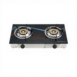 Table de cuisson à gaz avec panneau en verre trempé, promotion bleue à prix abordable de notre usine chinoise, grand brûleur pour la vente en gros aux fournisseurs mondiaux - Product Image 1
