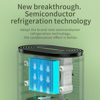 OEM petit affichage LED RV électronique automatique dégivrage déshumidificateur USB Portable pour la maison hôtels voiture télécommande électrique