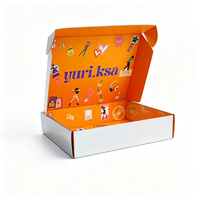 Boîtes d'expédition en carton ondulé personnalisées OEM avec couvercle rabattable, boîte d'expédition en carton recyclé pour l'emballage e-commerce