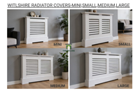 Cache-radiateur moderne en MDF blanc laqué, OEM ODM pour les marques de meubles de décoration intérieure européennes et américaines, taille moyenne - 1980 mm pour salon