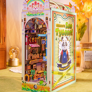 ARTYIMO Creative DIY Book Nook Animal Party, Modello 3D in Legno, Puzzle Regalo, Stile Cartone Animato, Giocattoli Educativi, Prodotto a Shanghai, Confezione in Scatola - Product Image 2