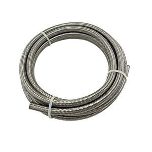 Tuyau de carburant tressé en acier inoxydable, 17.5mm Id Teflon pour la réparation et le remplacement des automobiles, longueur de 5 mètres - Product Image 1